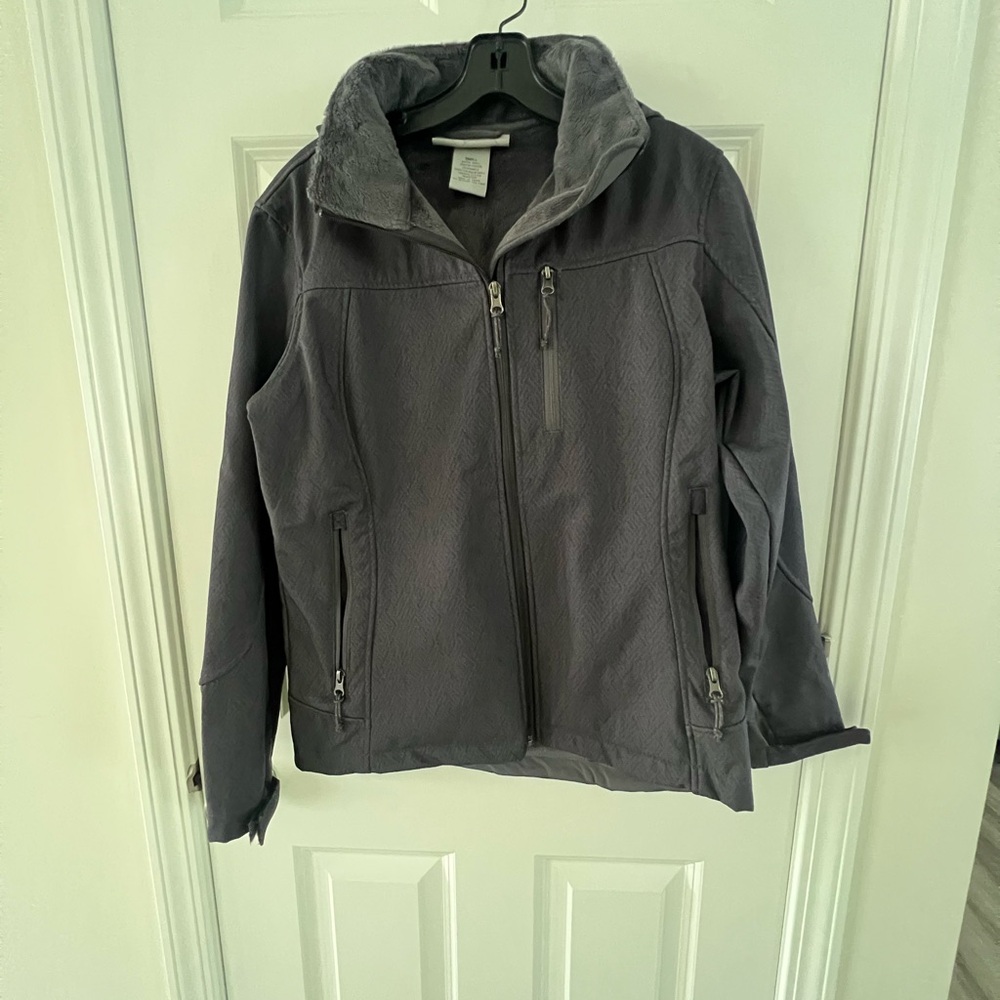 Free Country Charcoal Fleece Jacket
